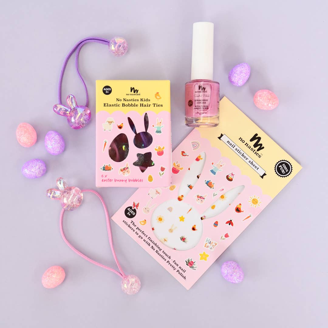 No Nasties Easter Bunny Nail Stickers