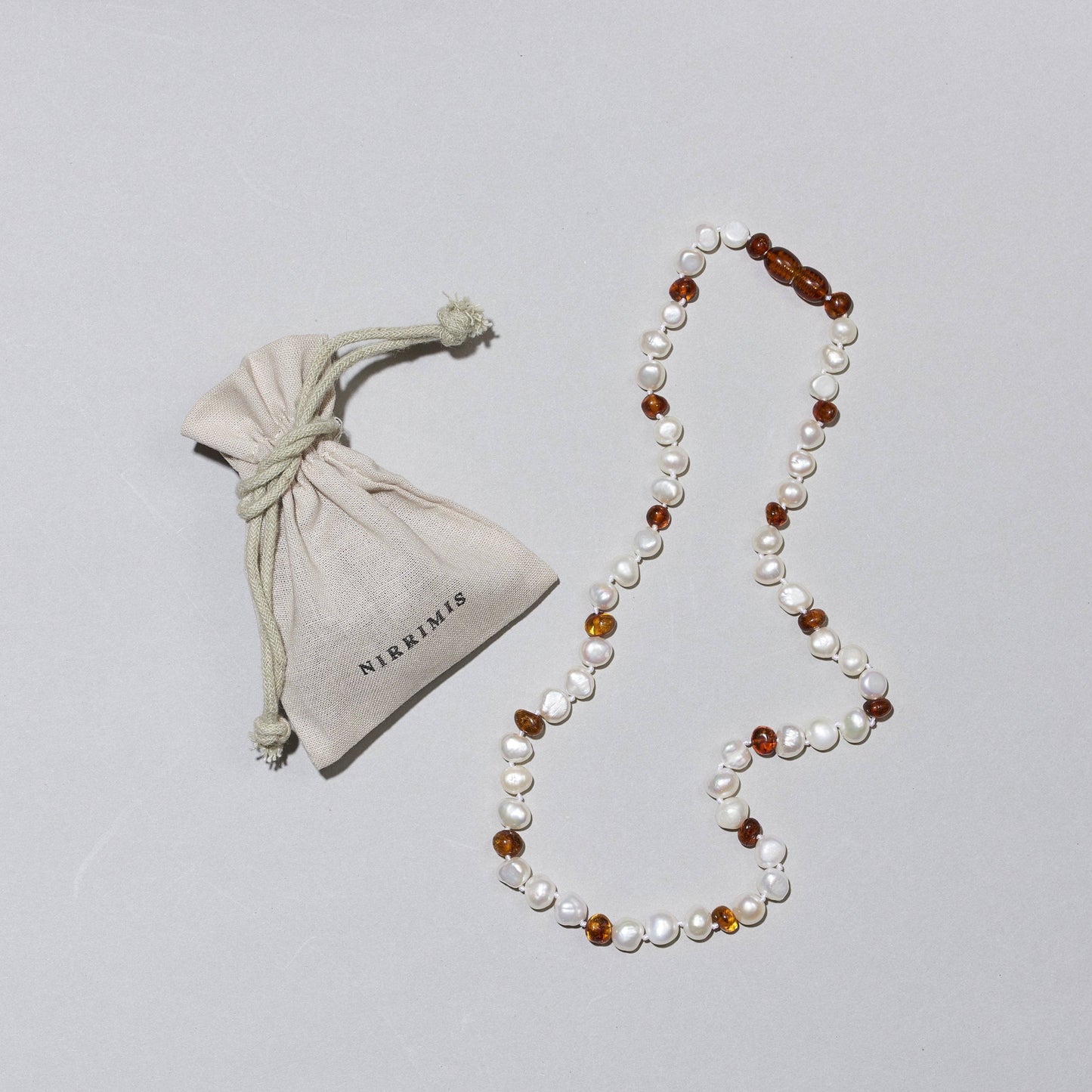 Pearly Caramel - Necklace (kids)