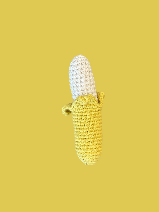 Rattle crochet - Banana