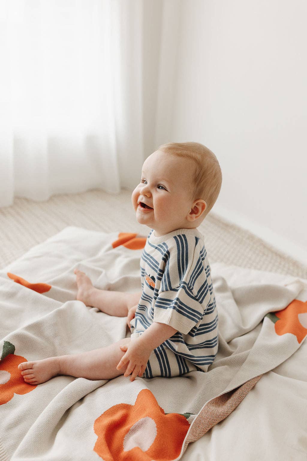 The Rest Organic Cotton Knit Blanket