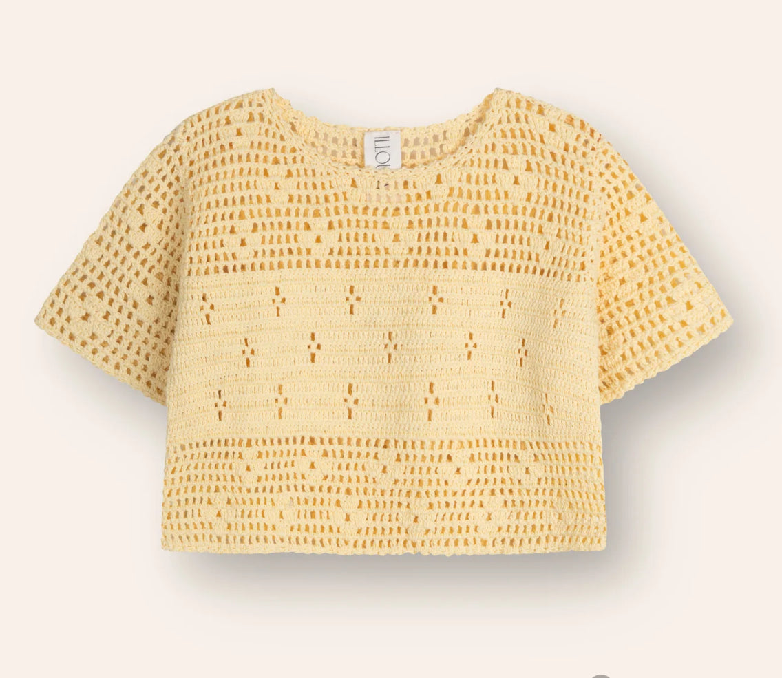 Filet Crochet Crop