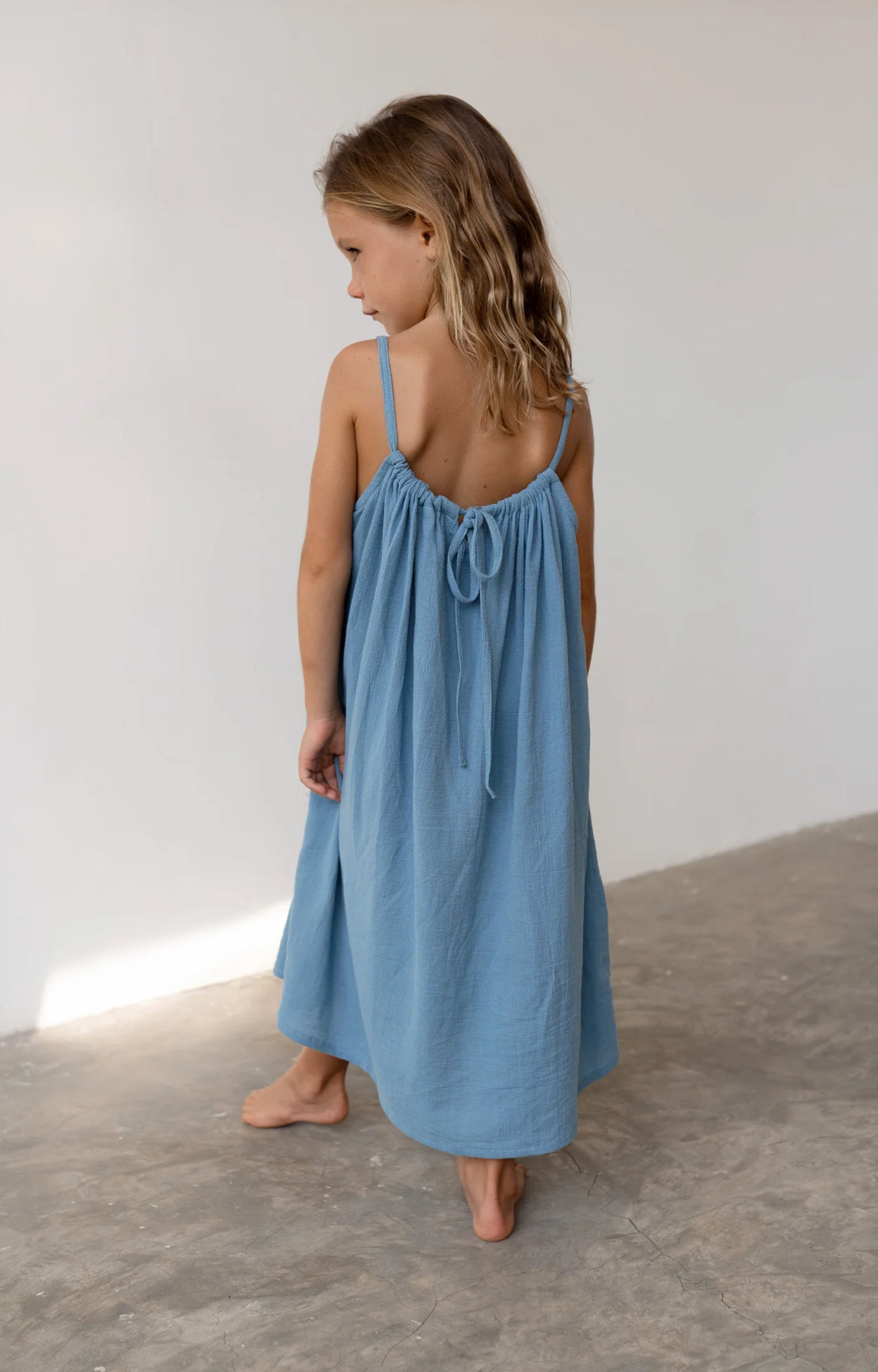 Illoura Field Dress Cornflower