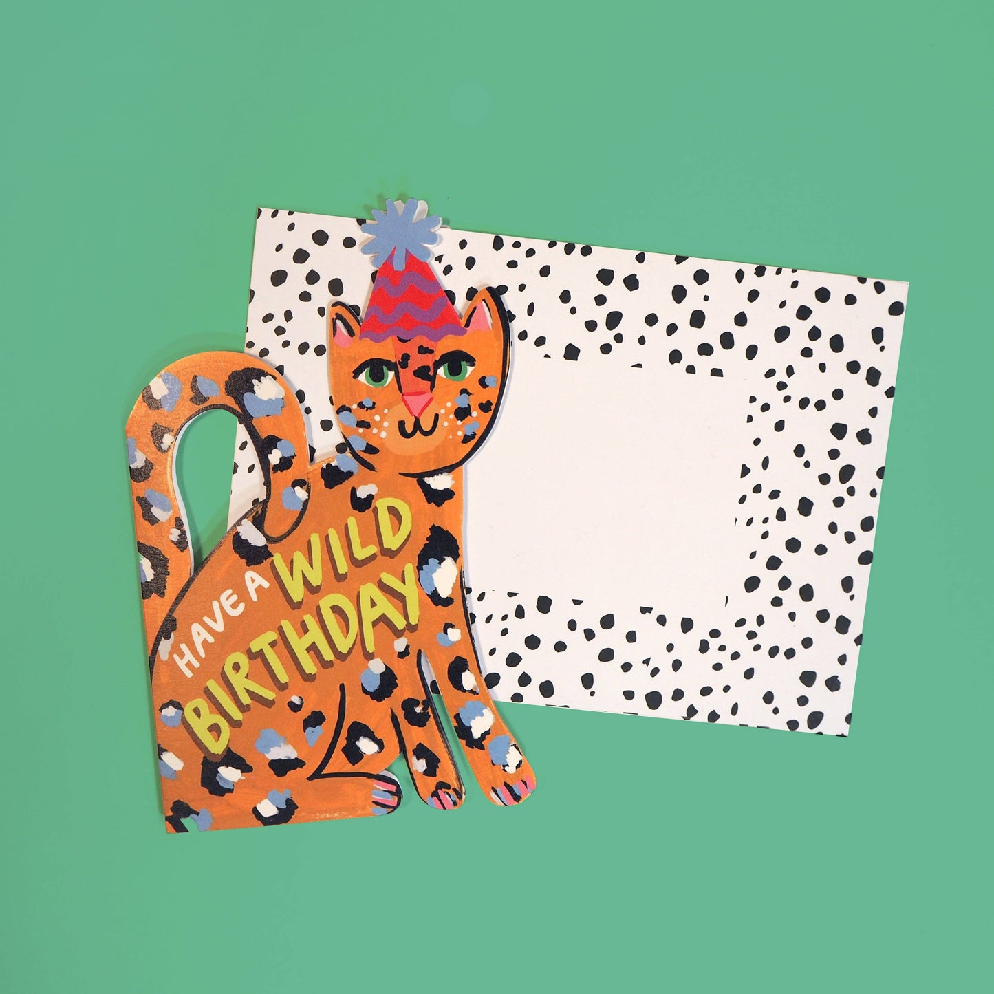 Eleanor Bowmer Leopard Shaped Card