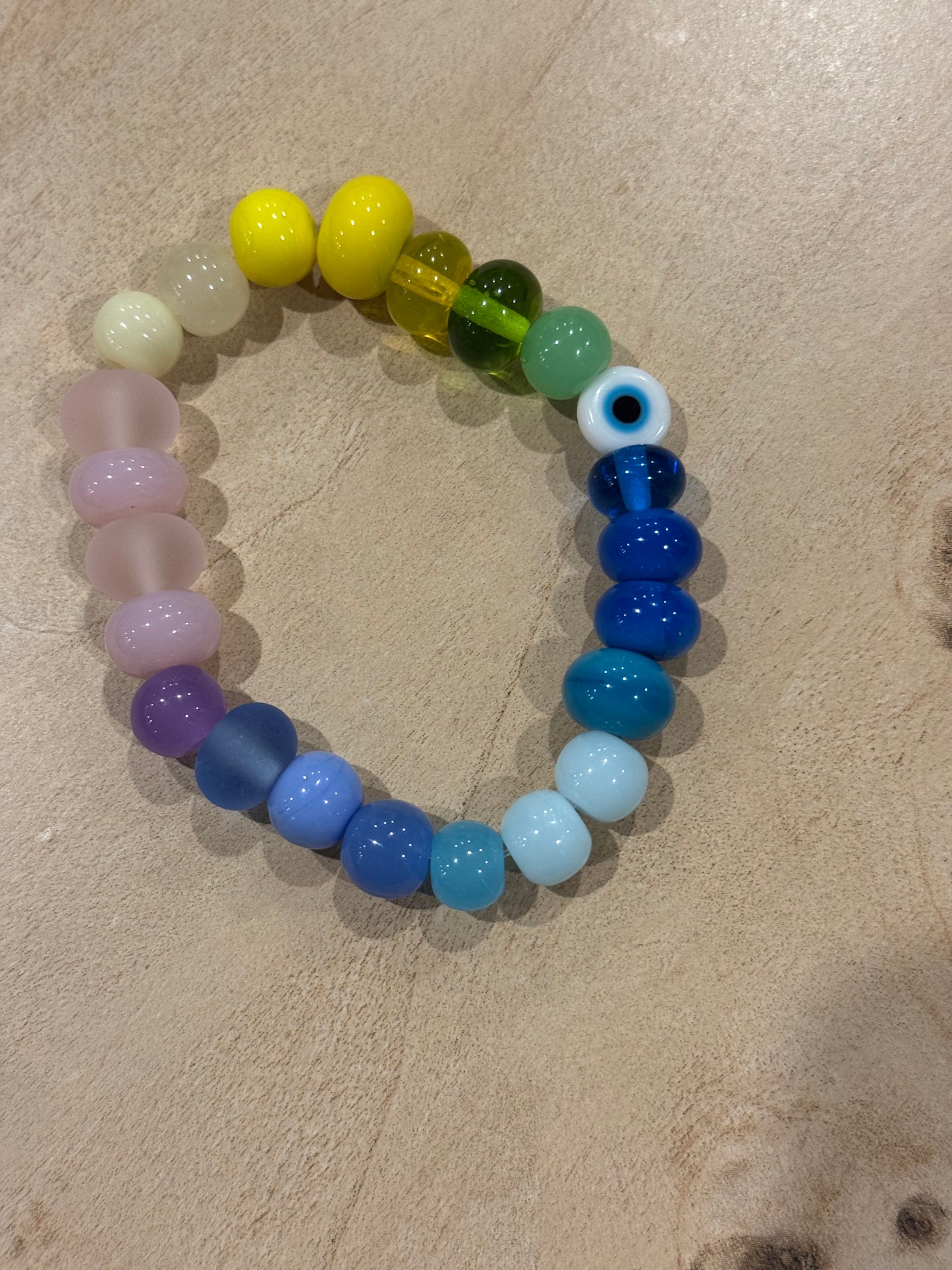 Locally Made Lampwork Bead Bracelets | Various colours
