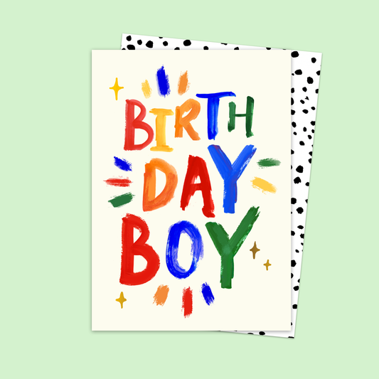 Eleanor Bowmer Birthday Boy Card