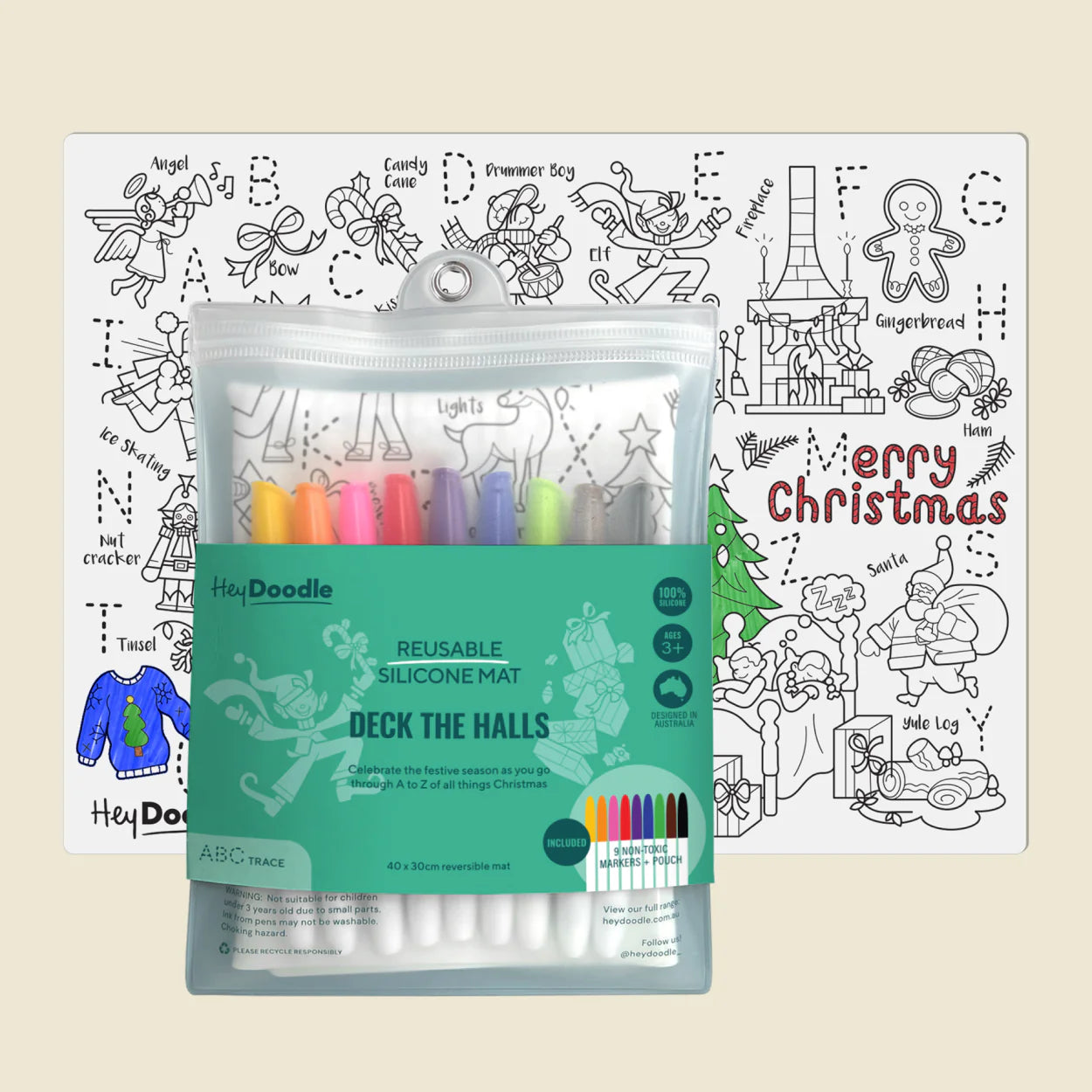 Hey Doodle - Reusable Silicon Activity Mat