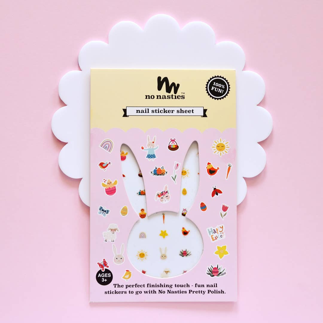 No Nasties Easter Bunny Nail Stickers
