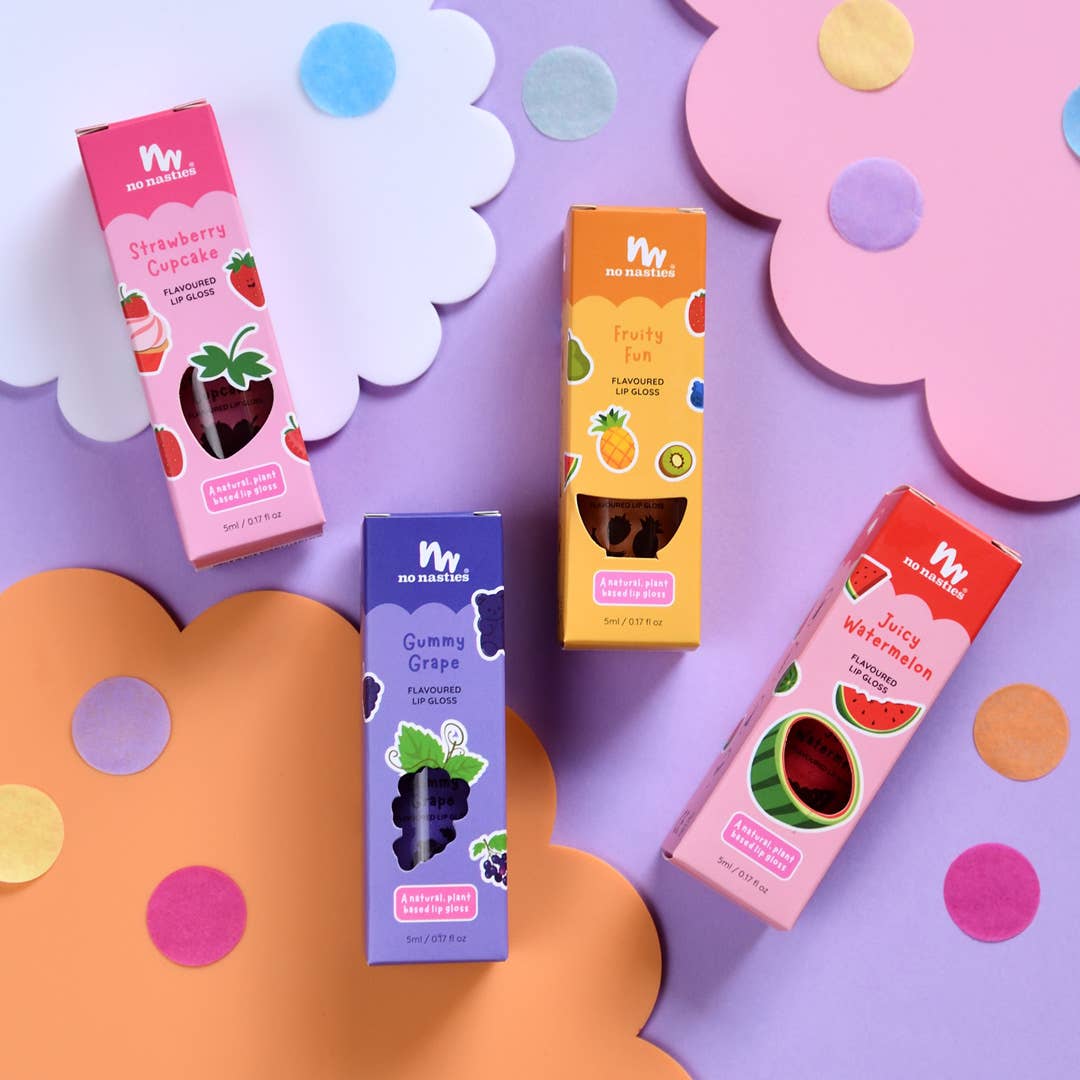 No Nasties Natural Kids Lip Gloss Wands