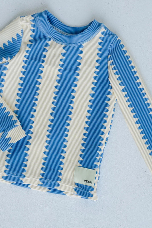 Pekpi Rashie Top Blue Wobble