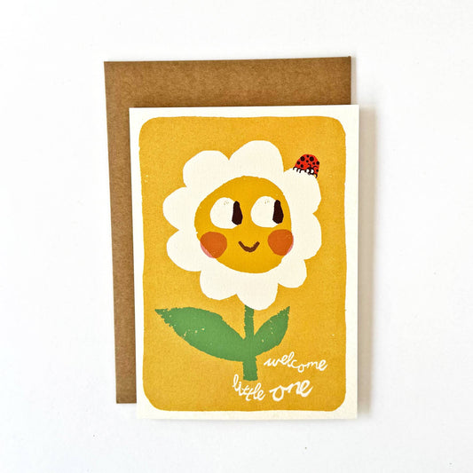 Welcome Little One (Yellow Daisy)