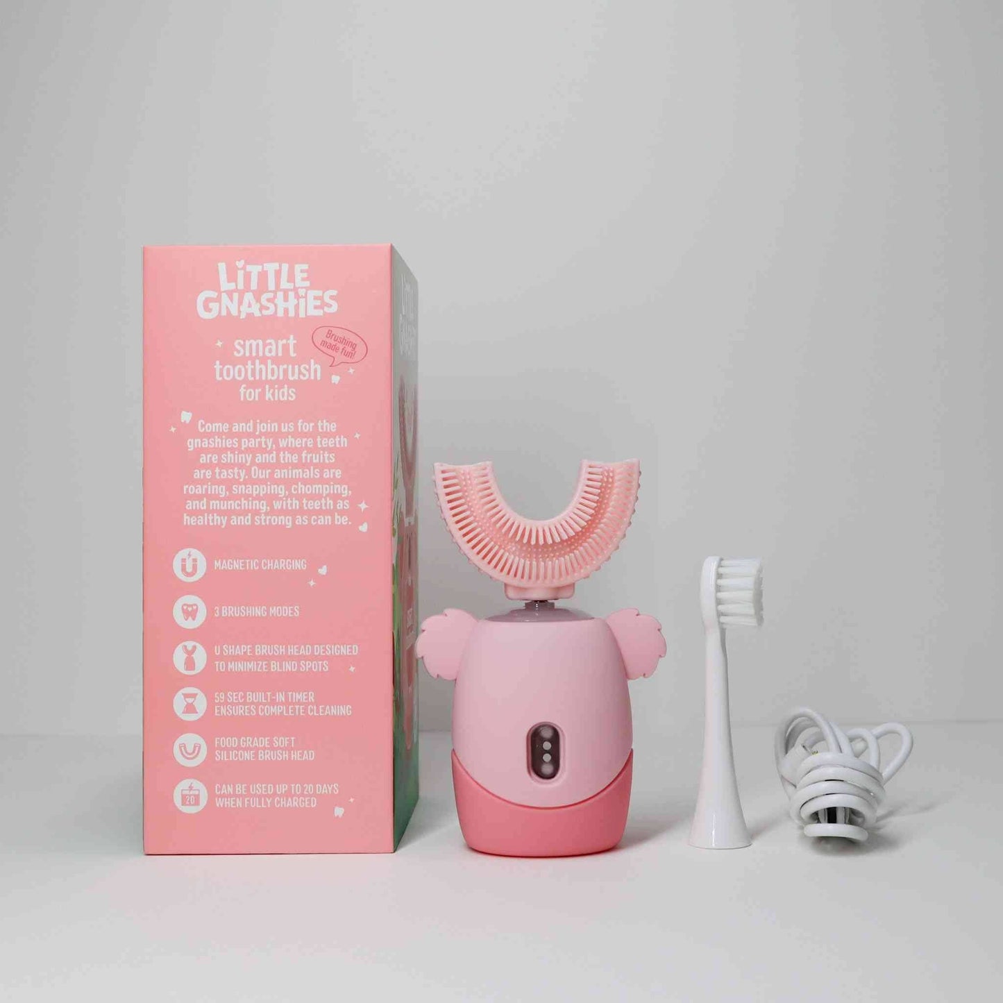 Kids U shaped Toothbrush - Pink