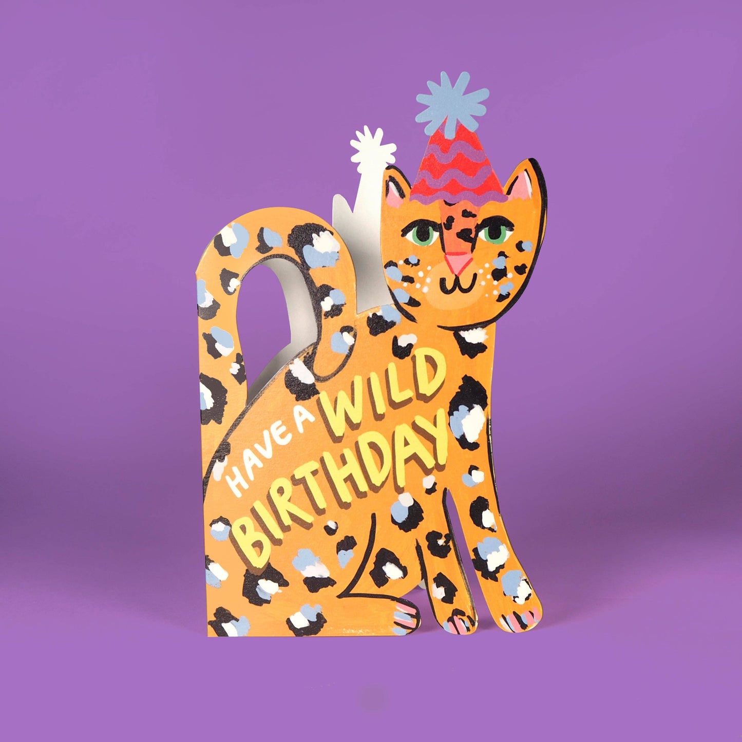 Eleanor Bowmer Leopard Shaped Card