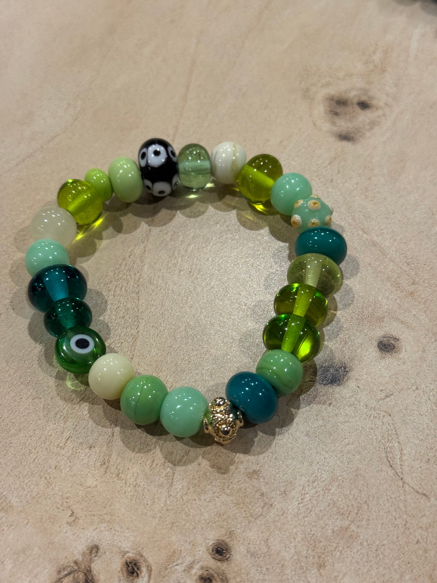 Locally Made Lampwork Bead Bracelets | Various colours