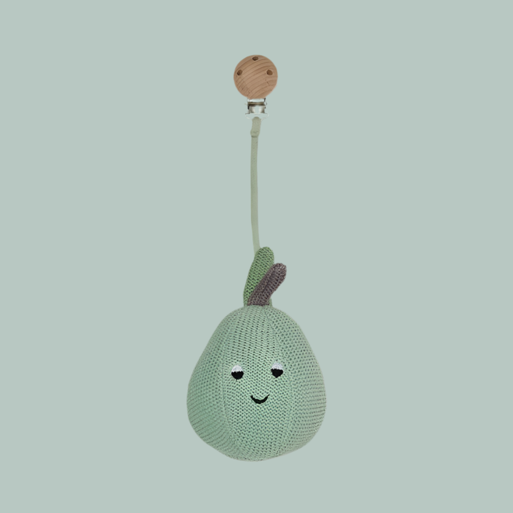 OYOY Yummy Pear Pram Toy Clip