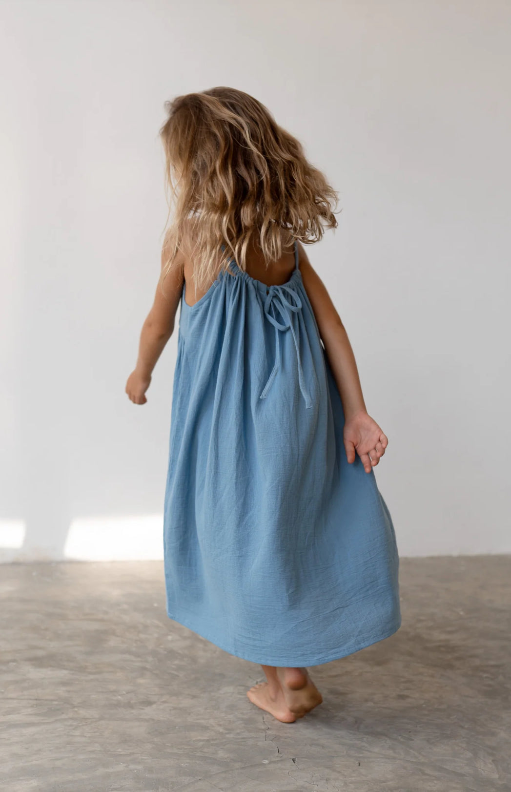 Illoura Field Dress Cornflower
