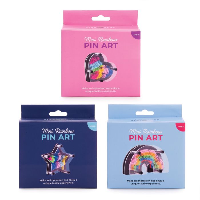 Mini Rainbow pin art - Assorted Styles