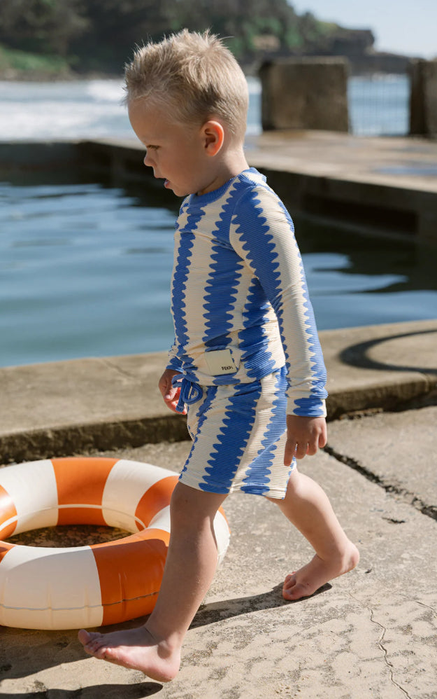 Pekpi Swim Shorts Blue Wobble