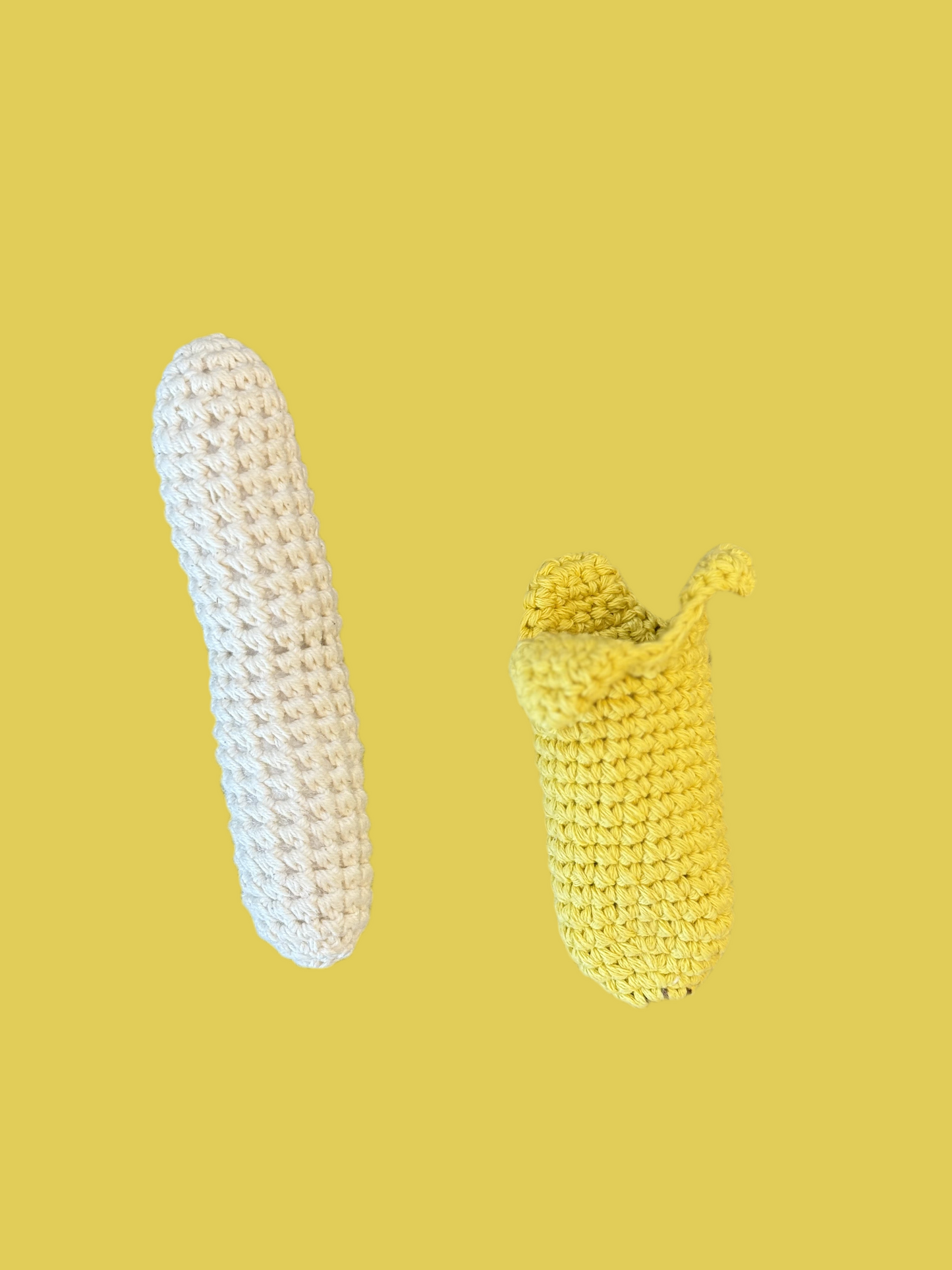 Rattle crochet - Banana