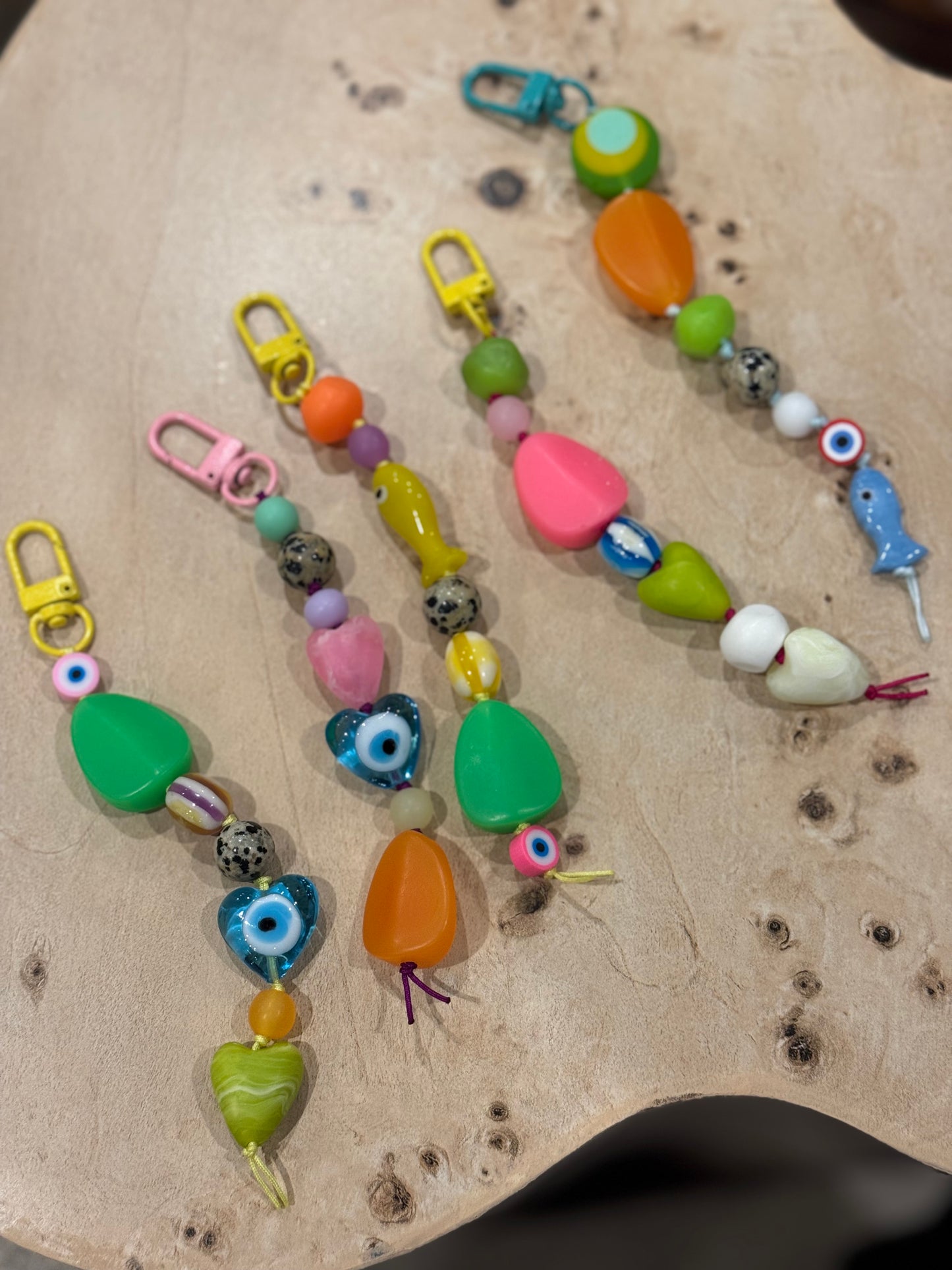 Neon Bag Charms