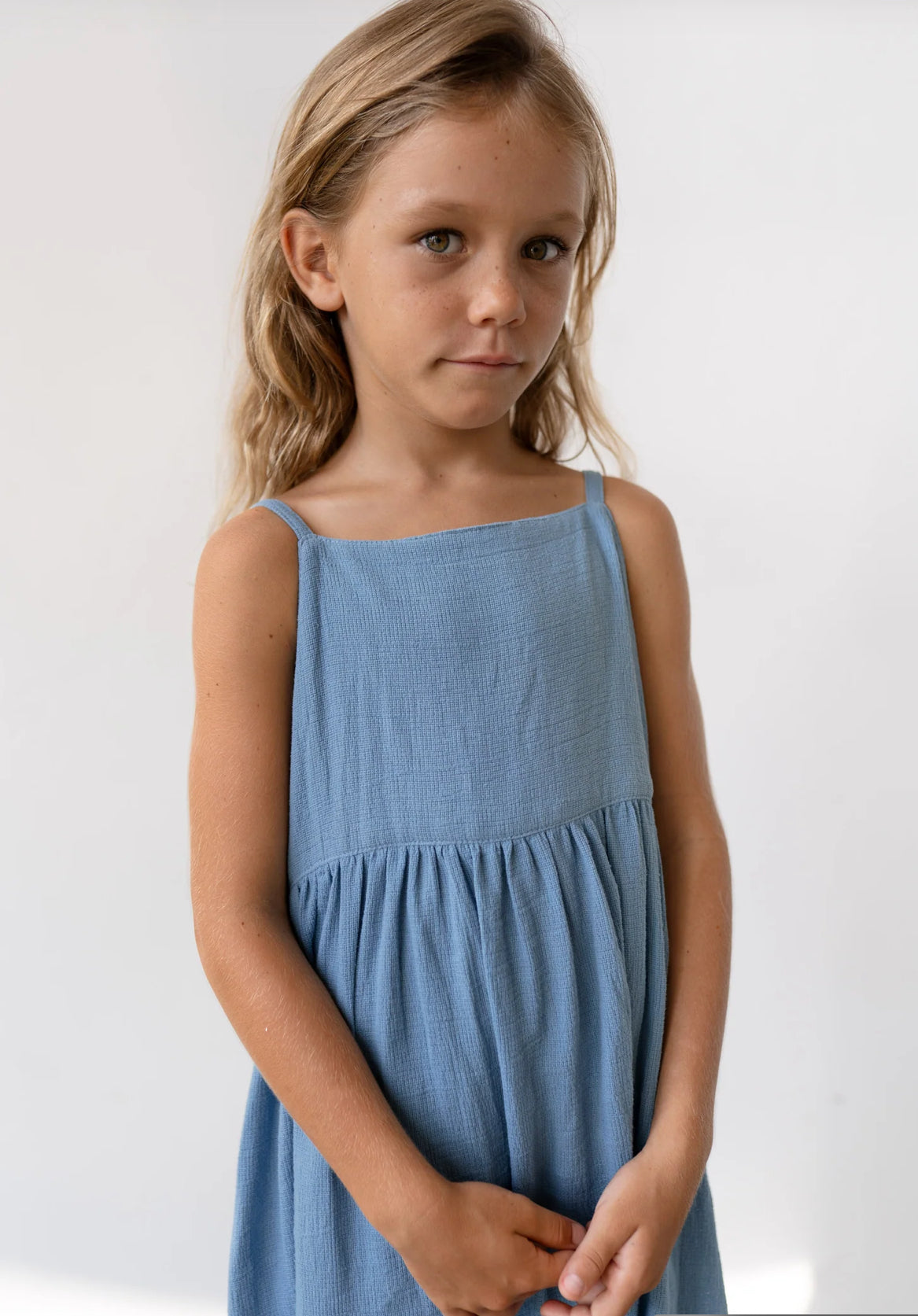 Illoura Field Dress Cornflower