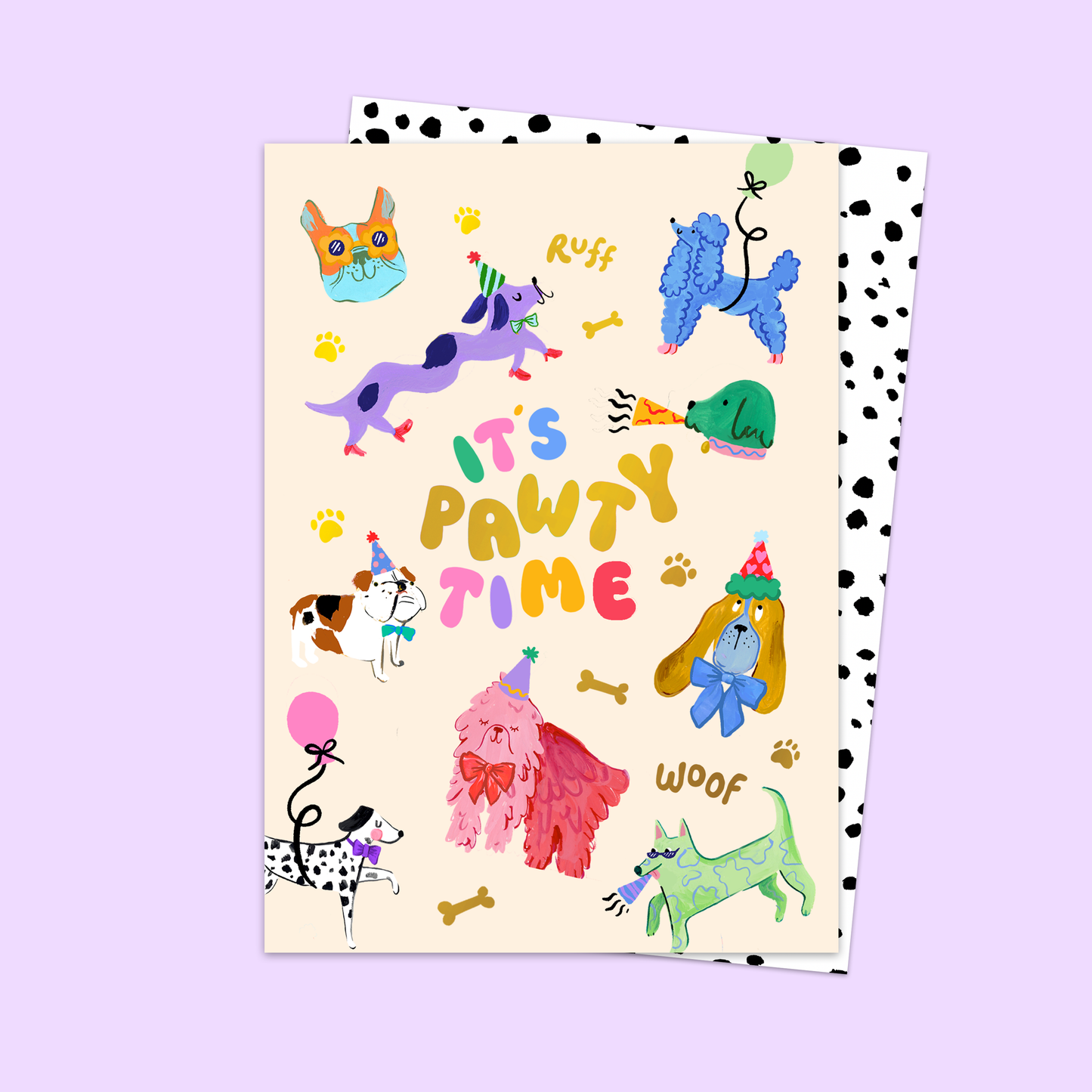 Eleanor Bowmer It's Pawty Time Card