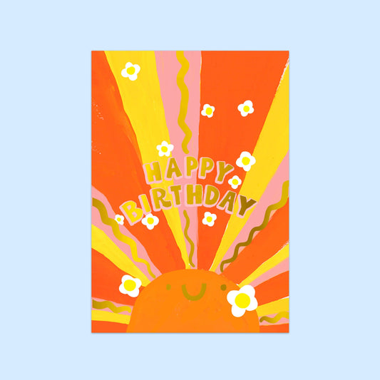 Eleanor Bowmer Happy Birthday Sunrise Card