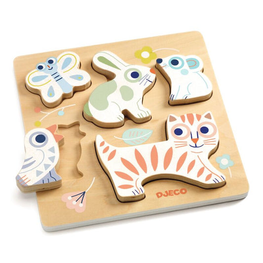 Baby Animali Wooden Puzzle