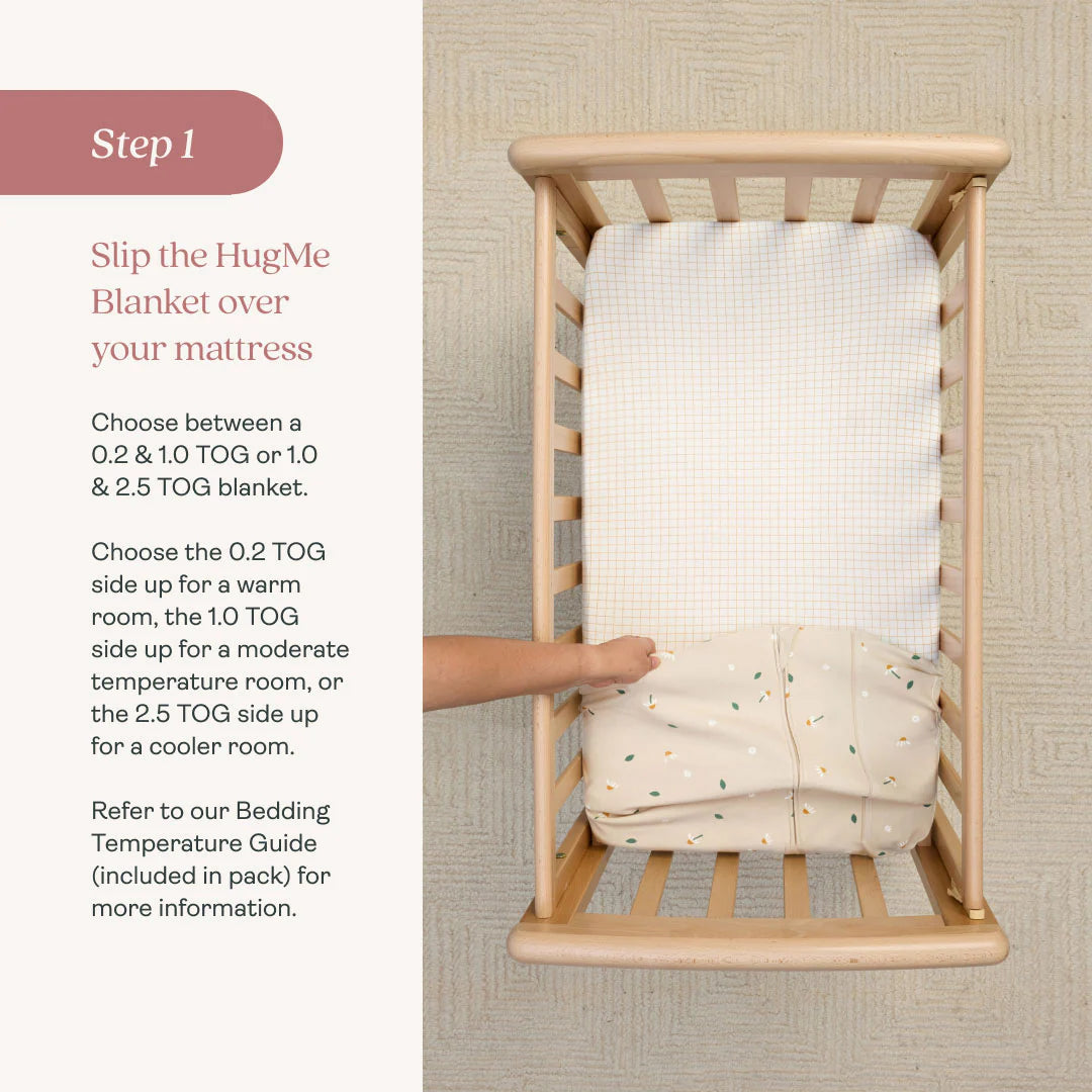 HugMe Blanket | Caramel Grid