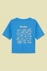 Busy Tee - Sunny Blue