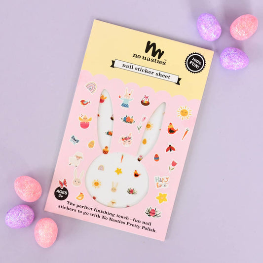 No Nasties Easter Bunny Nail Stickers