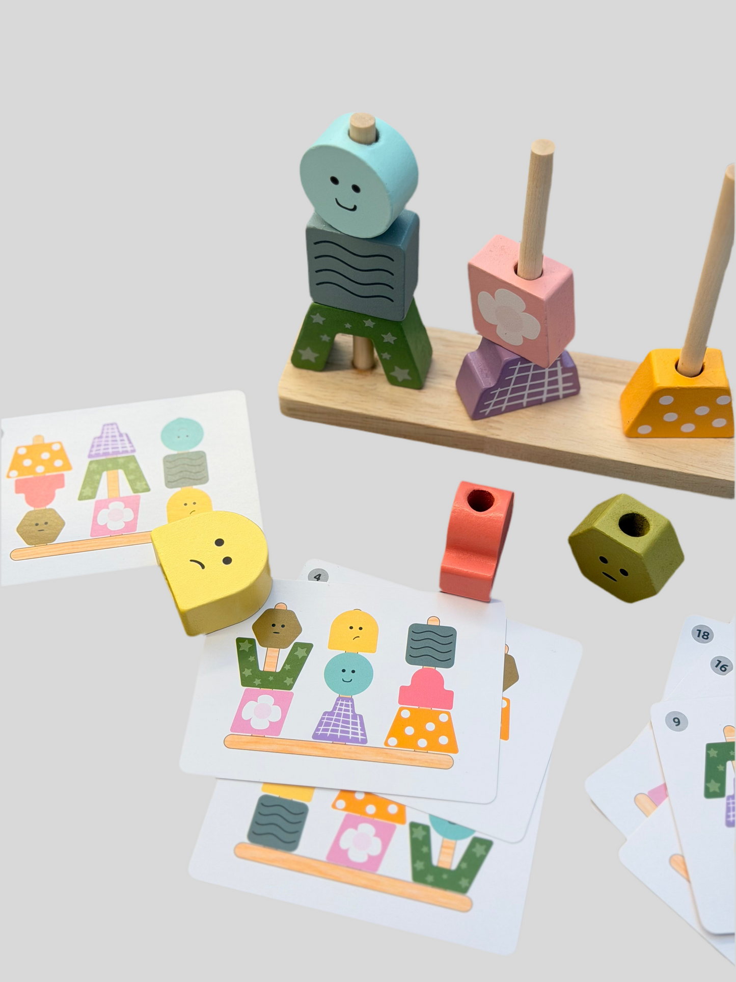 Wooden Emotion Stackers