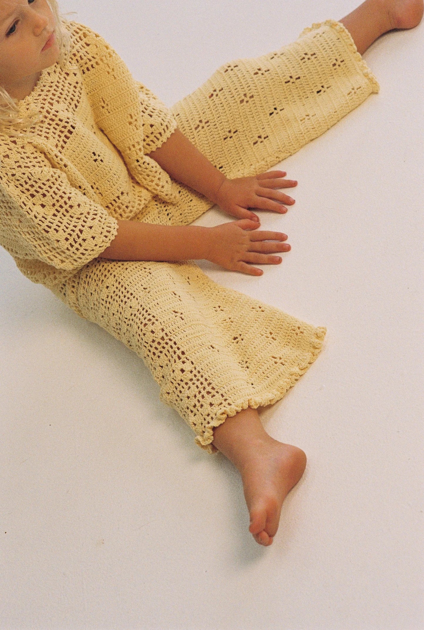 Filet Crochet Pants