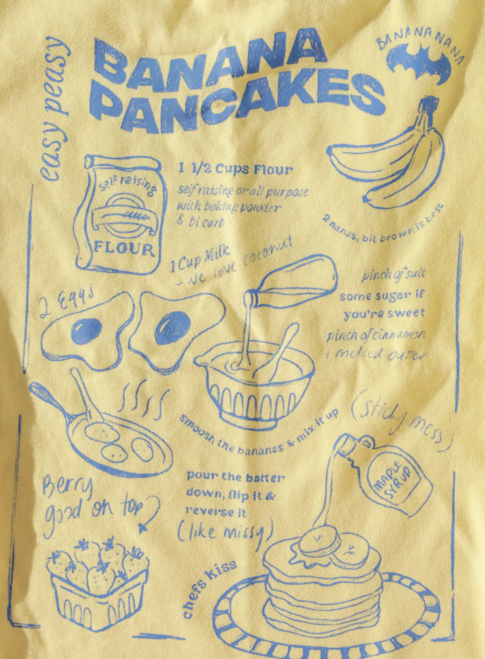Small Swim Club Banana Pancakes T-shirt