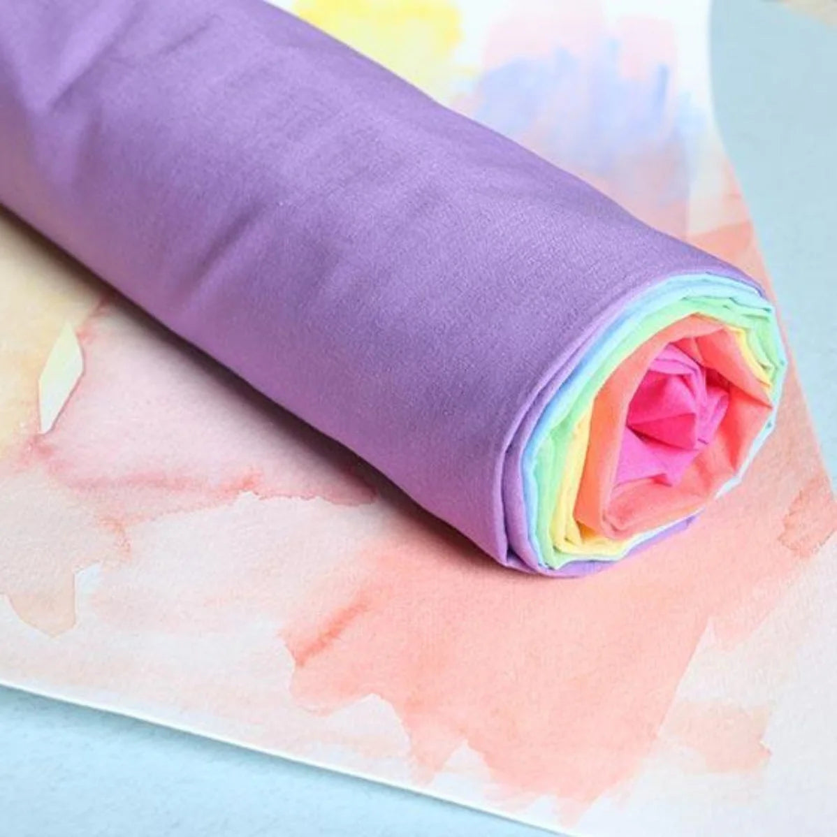 Sarahs Silk | Cotton Blossom Cloth Rainbow