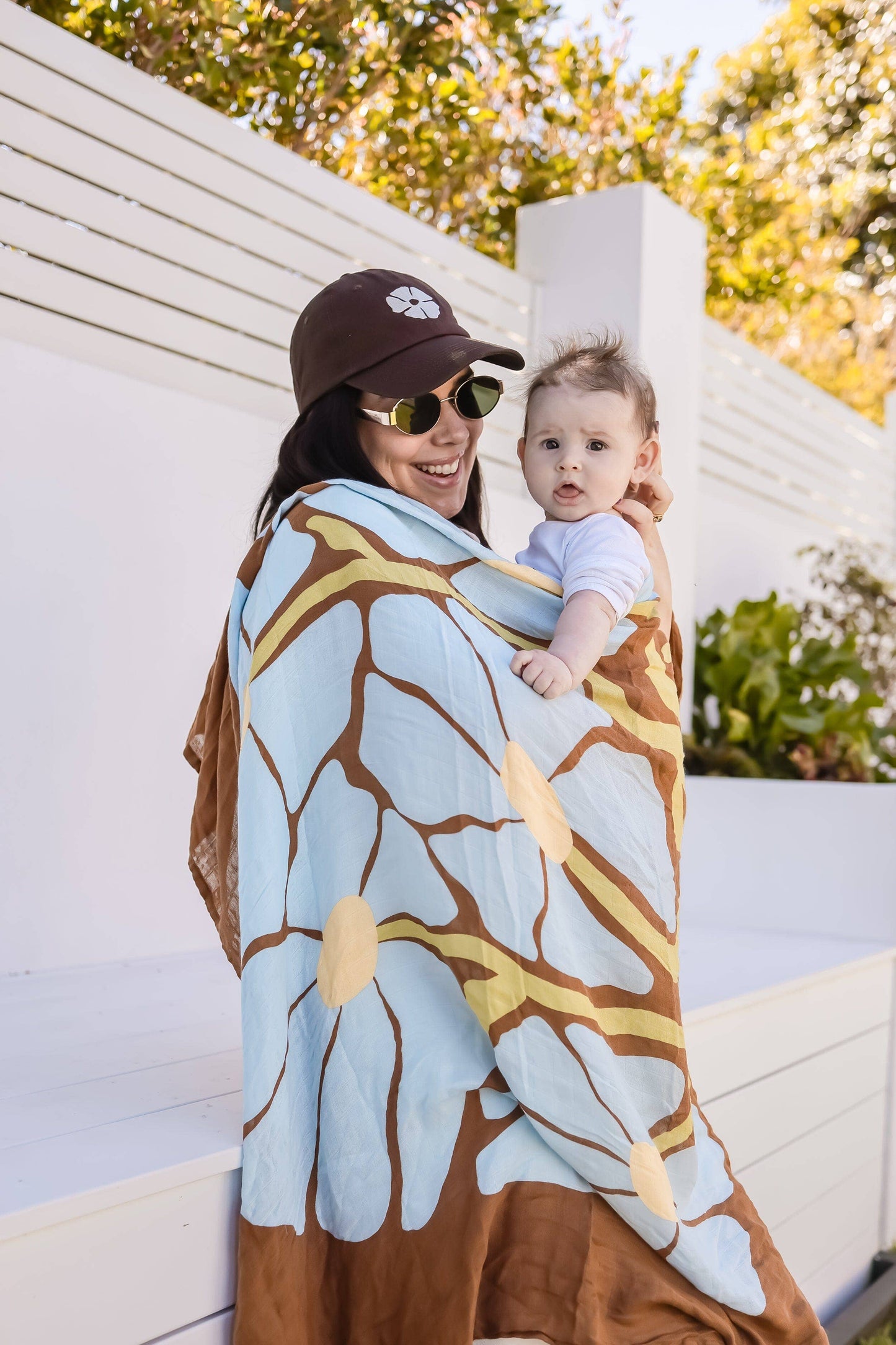 Organic Muslin Swaddle - Fleur (Limited Edition)