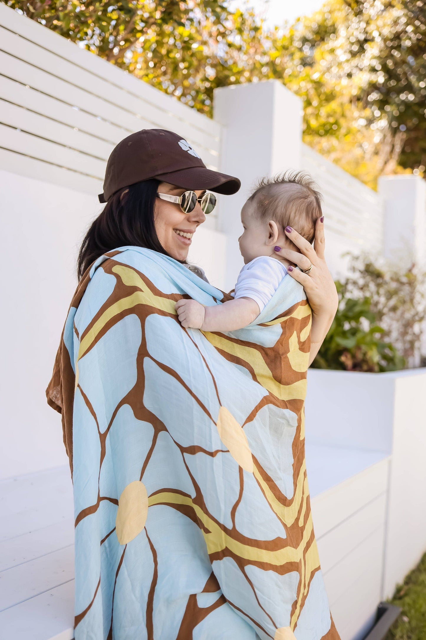 Organic Muslin Swaddle - Fleur (Limited Edition)