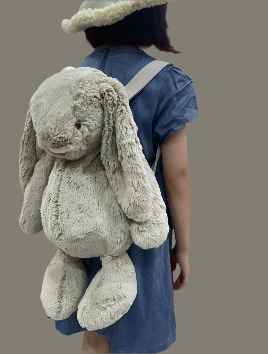 Jellycat Bashful Beige Bunny Backpack