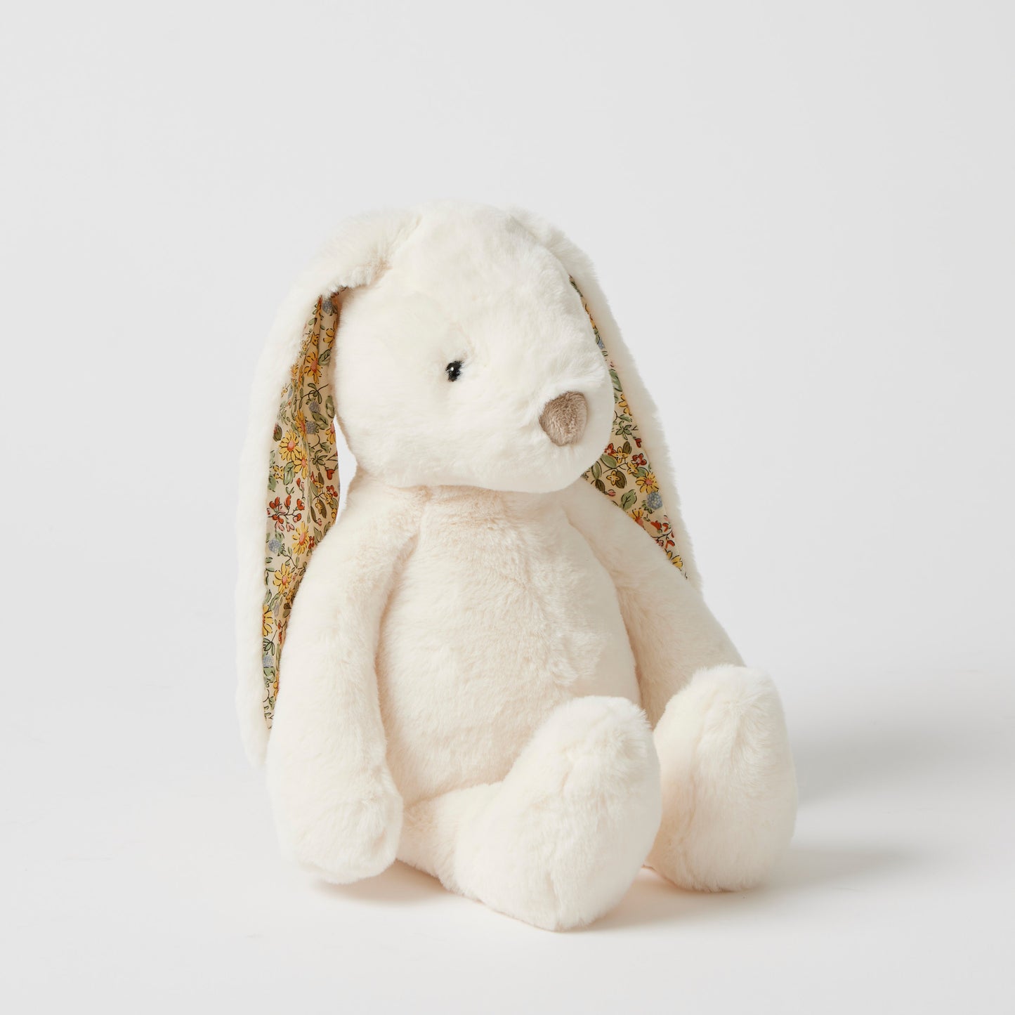 Jiggle & Giggle Floral White bunny Medium