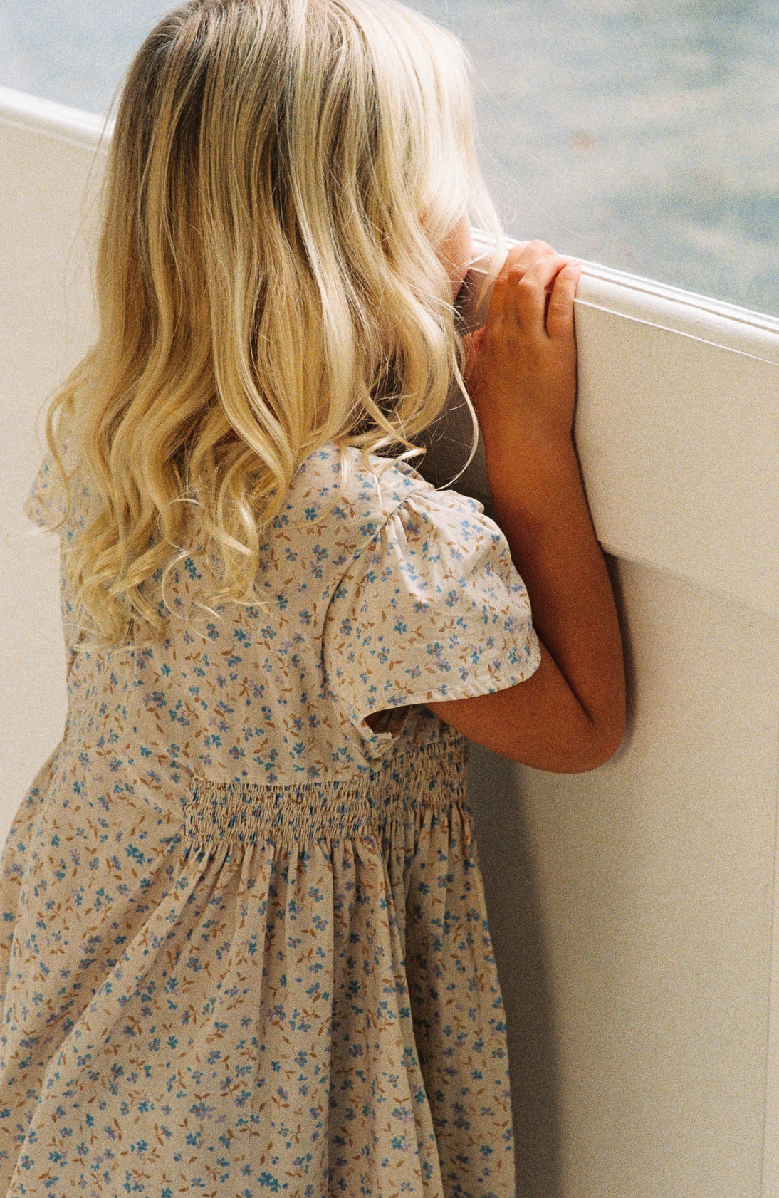 Blossom Dress- Indigo bloom