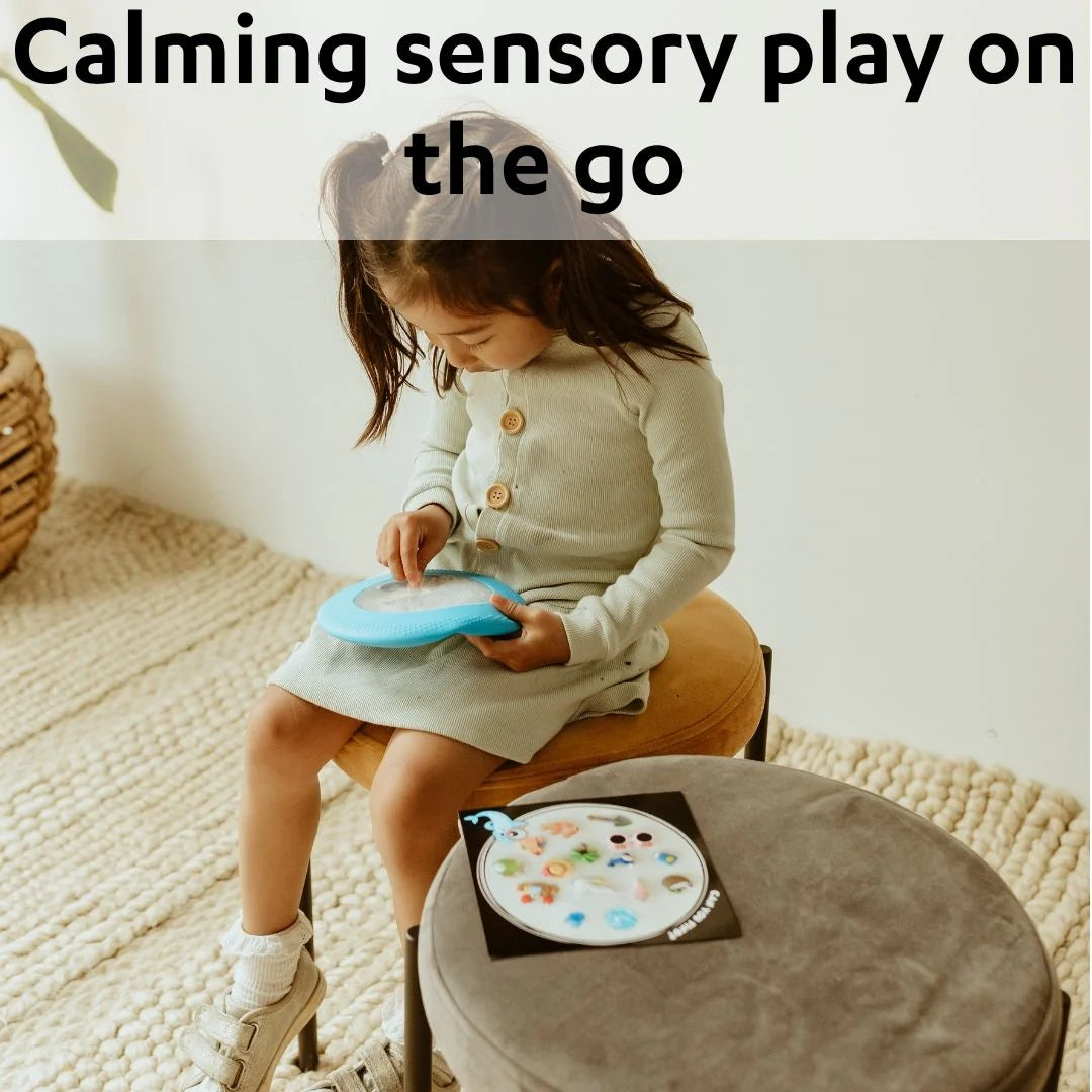 Peekaboo hide and seek sensory bag Dinosaur explorer