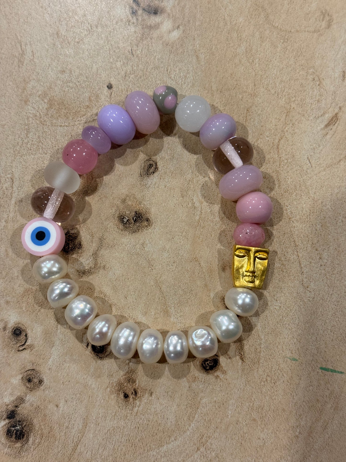 Locally Made Lampwork Bead Bracelets | Various colours