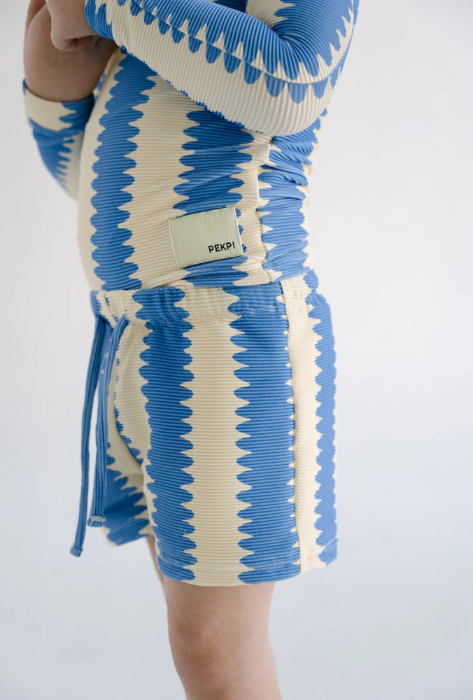 Pekpi Swim Shorts Blue Wobble
