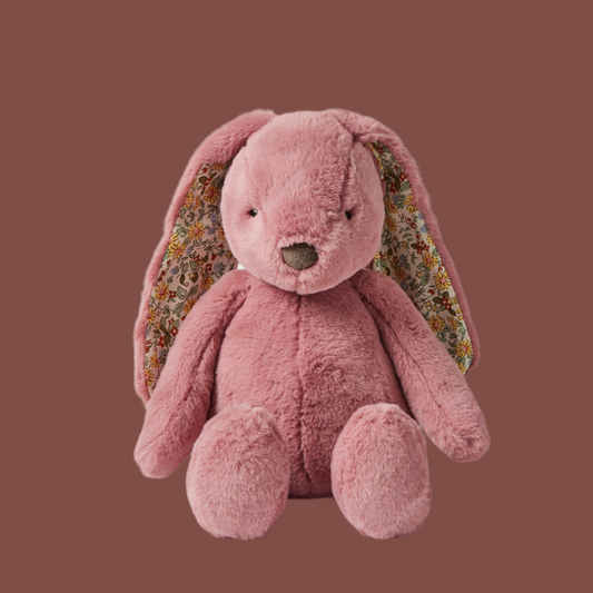 Jiggle & Giggle Floral Raspberry bunny Medium