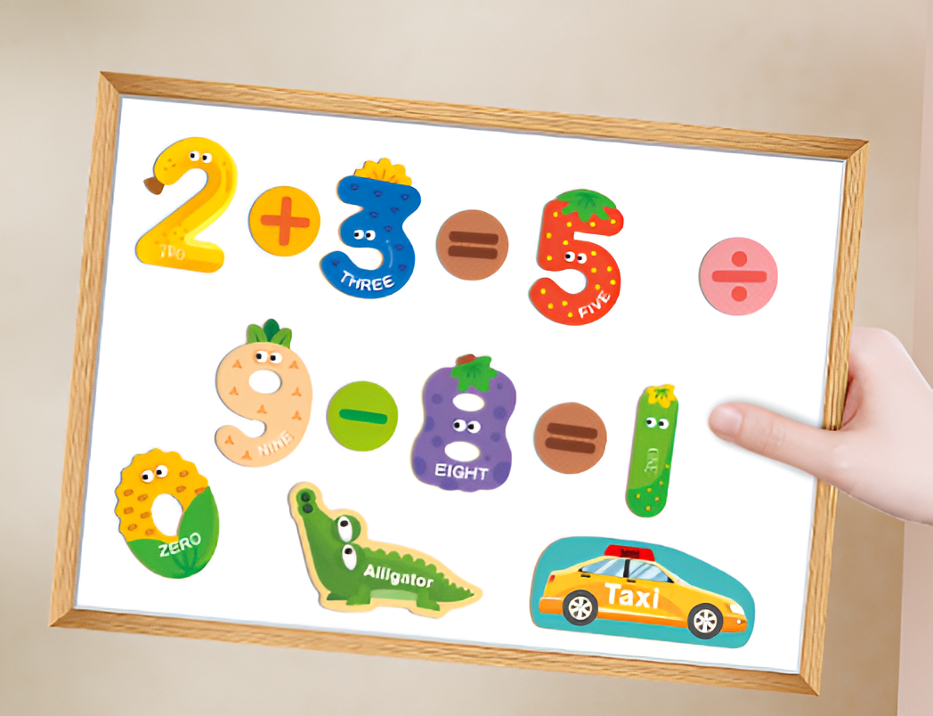 Magnets - Letters, numbers, animals puzzle, vehicle puzzle