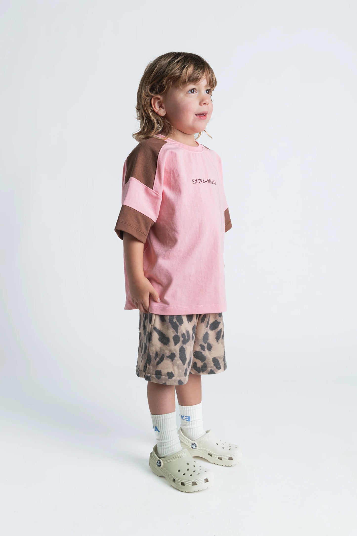 Contrast Panel T-shirt