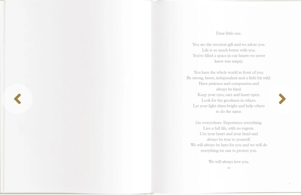 Fox & Fallow Baby Book Pistachio