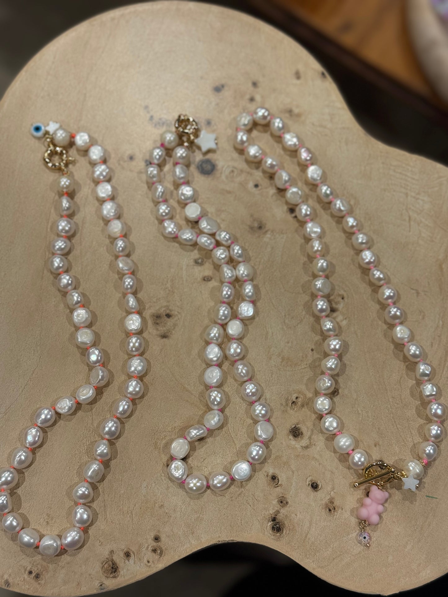 Baroque Neon Knots + Gummy Charm | 45cm