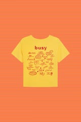 Lenn- Busy Tee - Sunshine