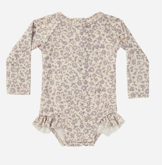 Quincy Mae Swim One-Piece- Flowers
