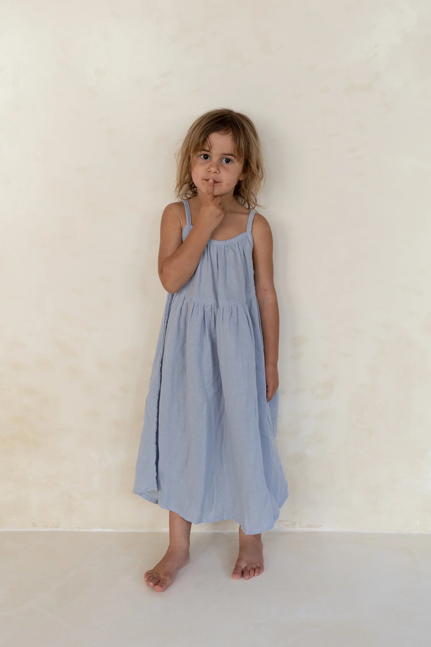 Darcie Dress | Pale Indigo